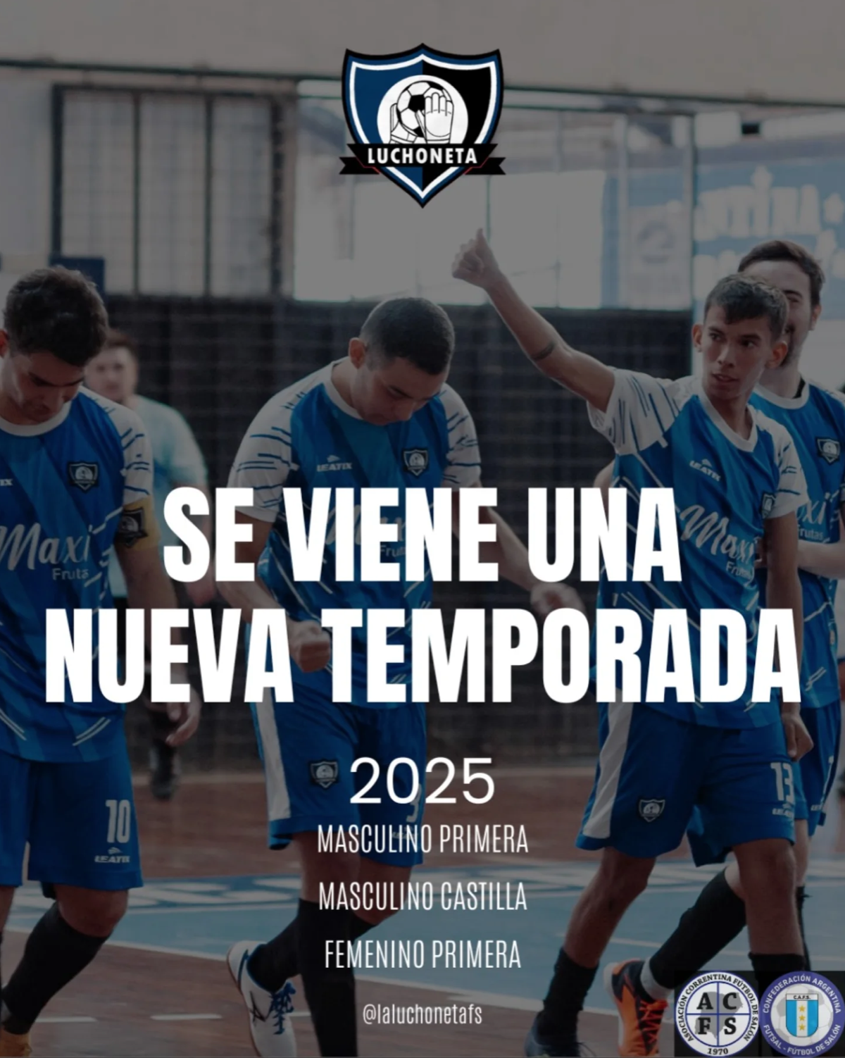 ⚽️🙌 ¡Se viene una nueva temporada de Liga Correntina de futbol de salón!⏱️