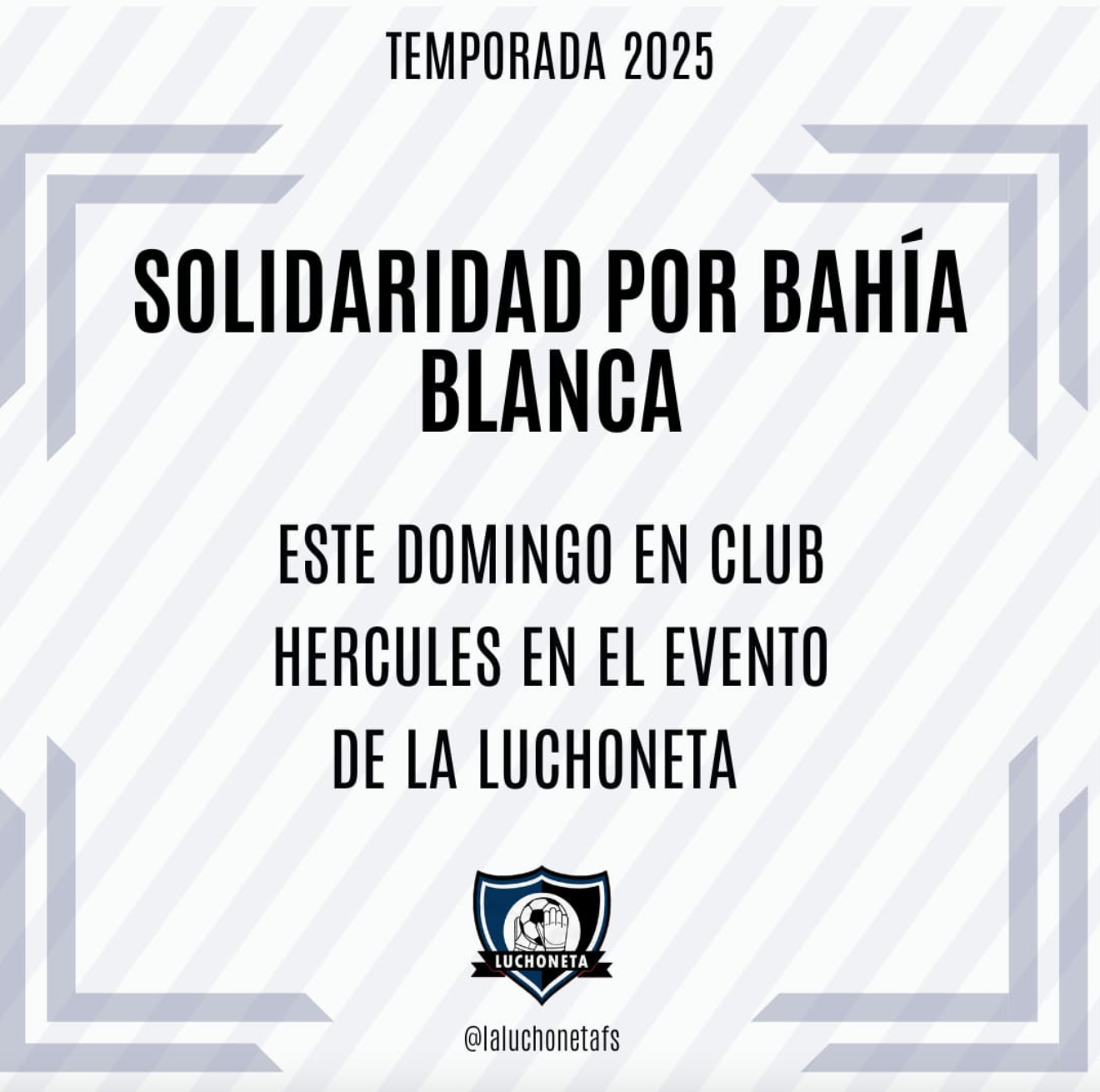 ⚽💙 Próximo Domingo: Evento Luchoneta Solidario – Futsal con Valores 🤝
