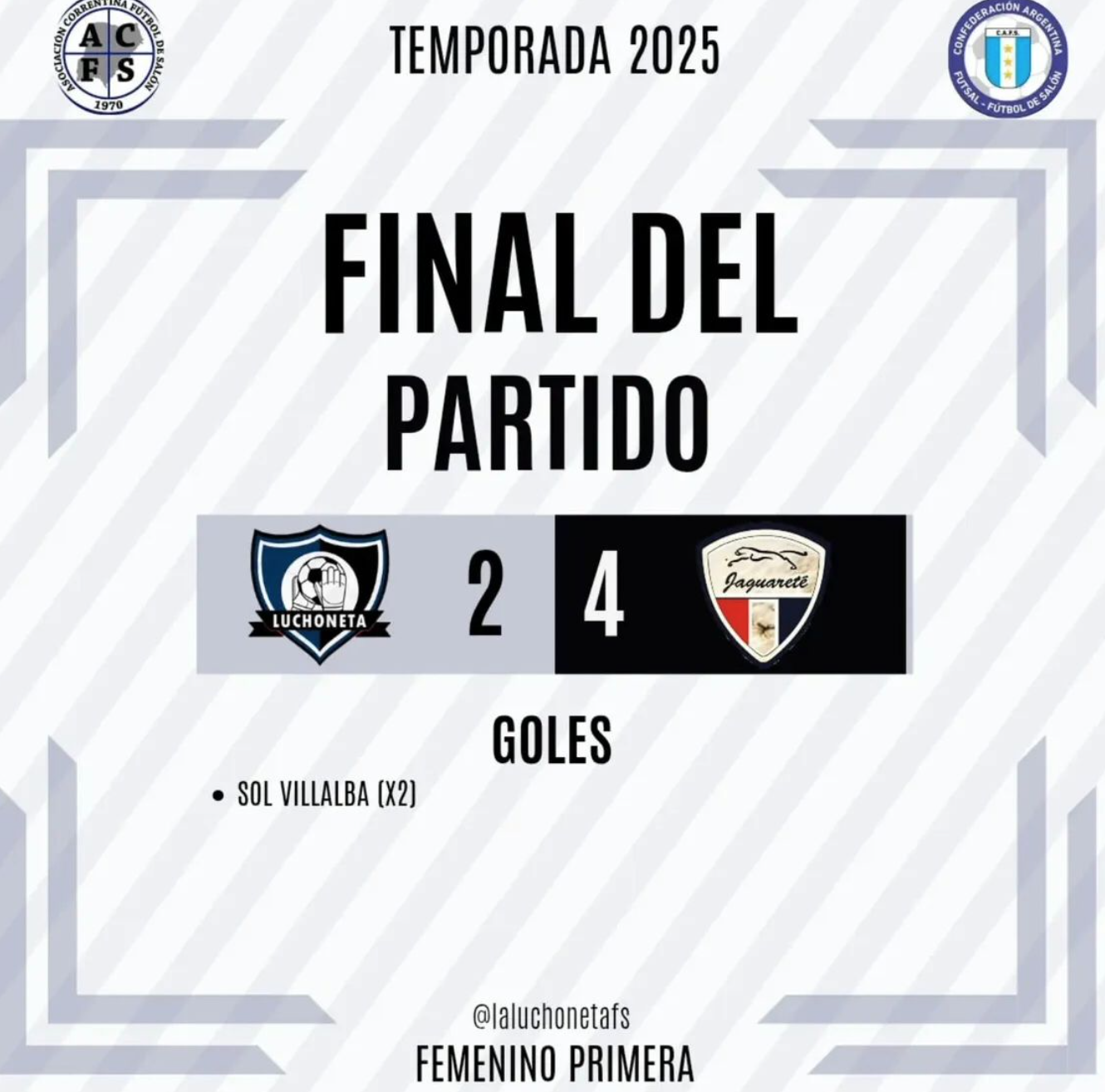🔵 Derrota del Femenino Primera, a pensar en la recuperación 🔵