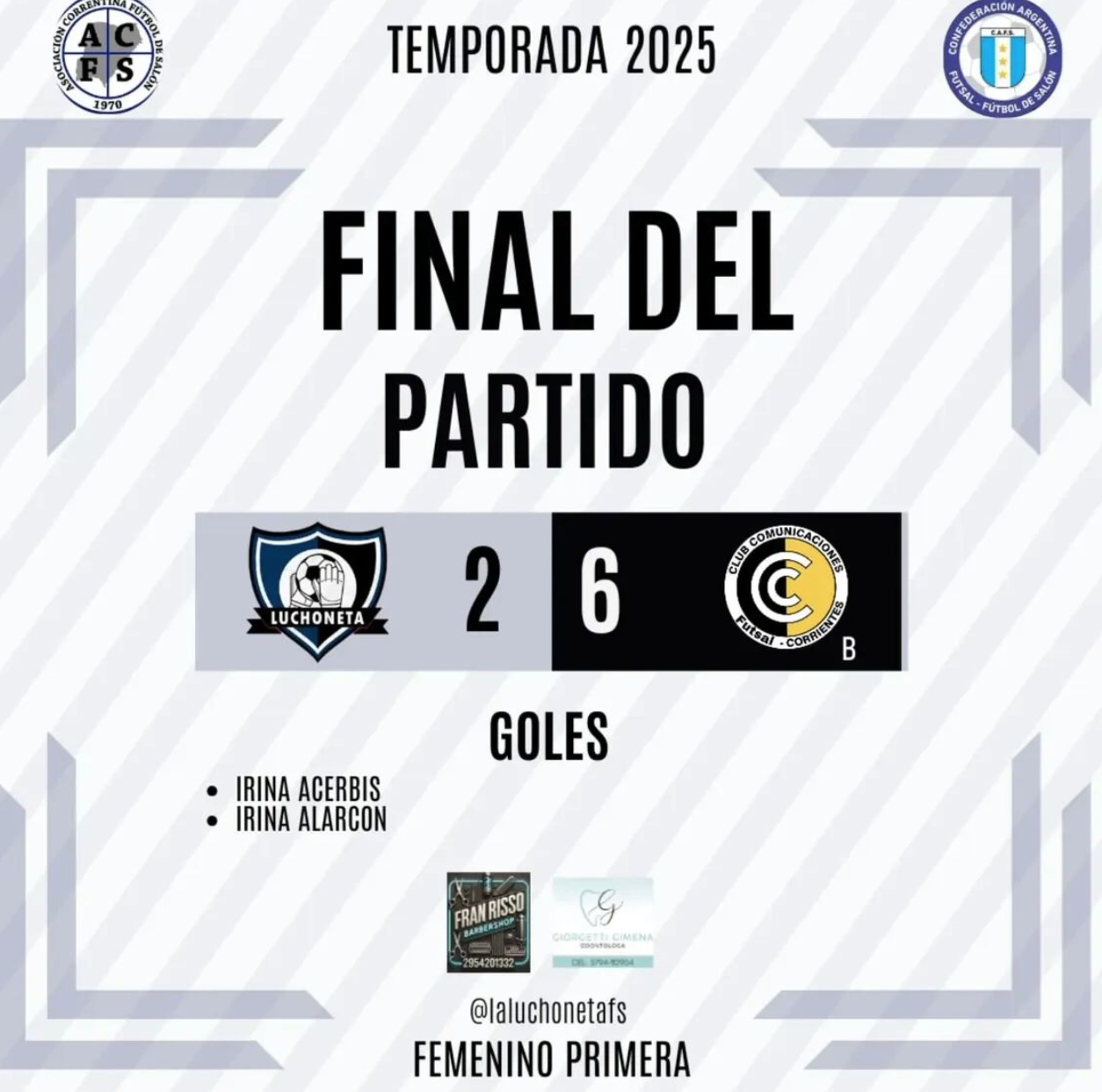 Femenino Primera: Derrota ante Comunicaciones B